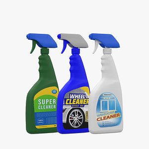 Trigger Spray Bottle 3D Model Game Ready model