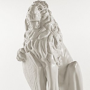 3D donatello - marzocco lion