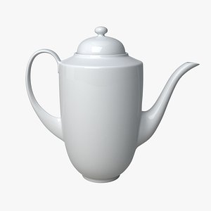 porcelain teapot 3D