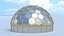 round hexagon dome