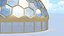 round hexagon dome
