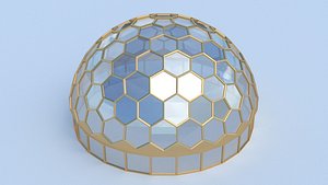 hexagon dome model
