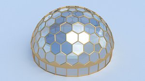 round hexagon dome