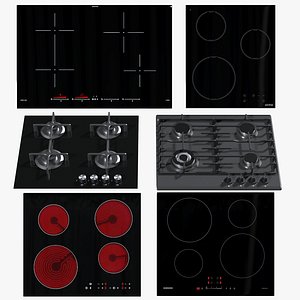 A set of gas and induction cookers from Samsung Korting and IKEA model