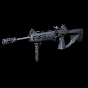 beretta storm assault rifle 3D