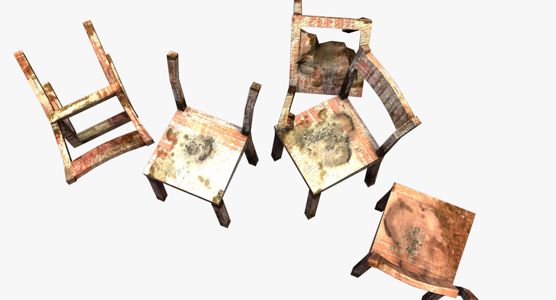 Dystopic Rotted Wooden Old 3D Model - TurboSquid 1212659