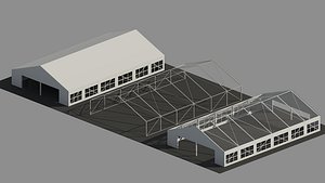 Large Event Tent 3D