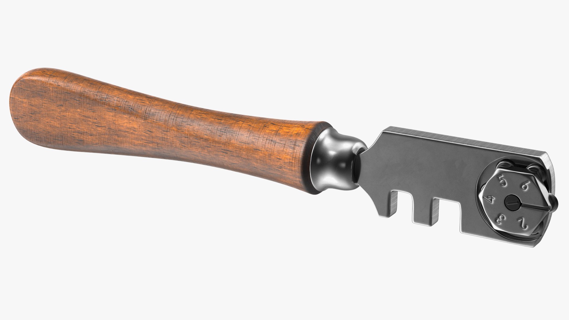 Glass Cutter Silberschnitt 3D model preview
