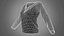 Camiseta con cuello henley Mujer
