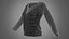 Camiseta con cuello henley Mujer