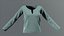 Camiseta con cuello henley Mujer