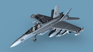 3D Boeing EA-18G Growler V09