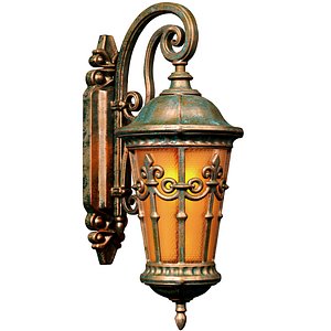 Classic Facade street Wall Lamp Light Lantern streetlight Sconce 3D model 3D model