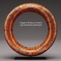 Copper Life Bouy on Stand