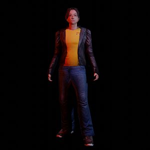 PSX PS1 Female Character 1