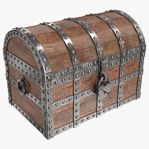 3D treasure chest