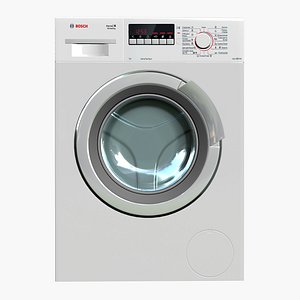 washingmachine bosch wlk2424zoe 3d obj