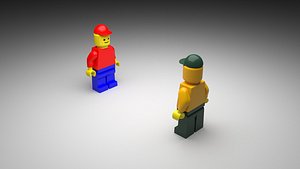 Lego Man 3D model