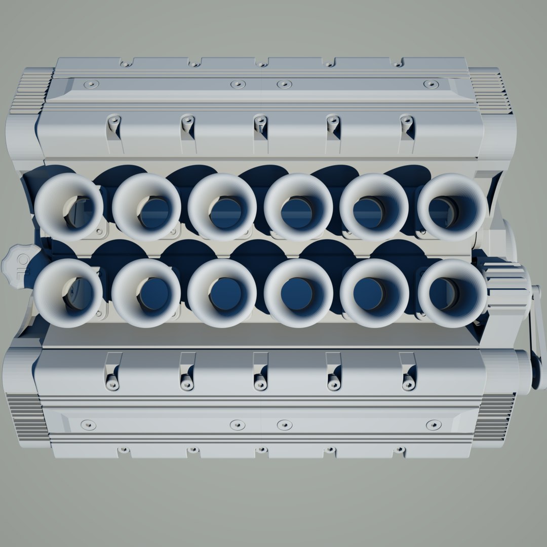 3d V12 Engine
