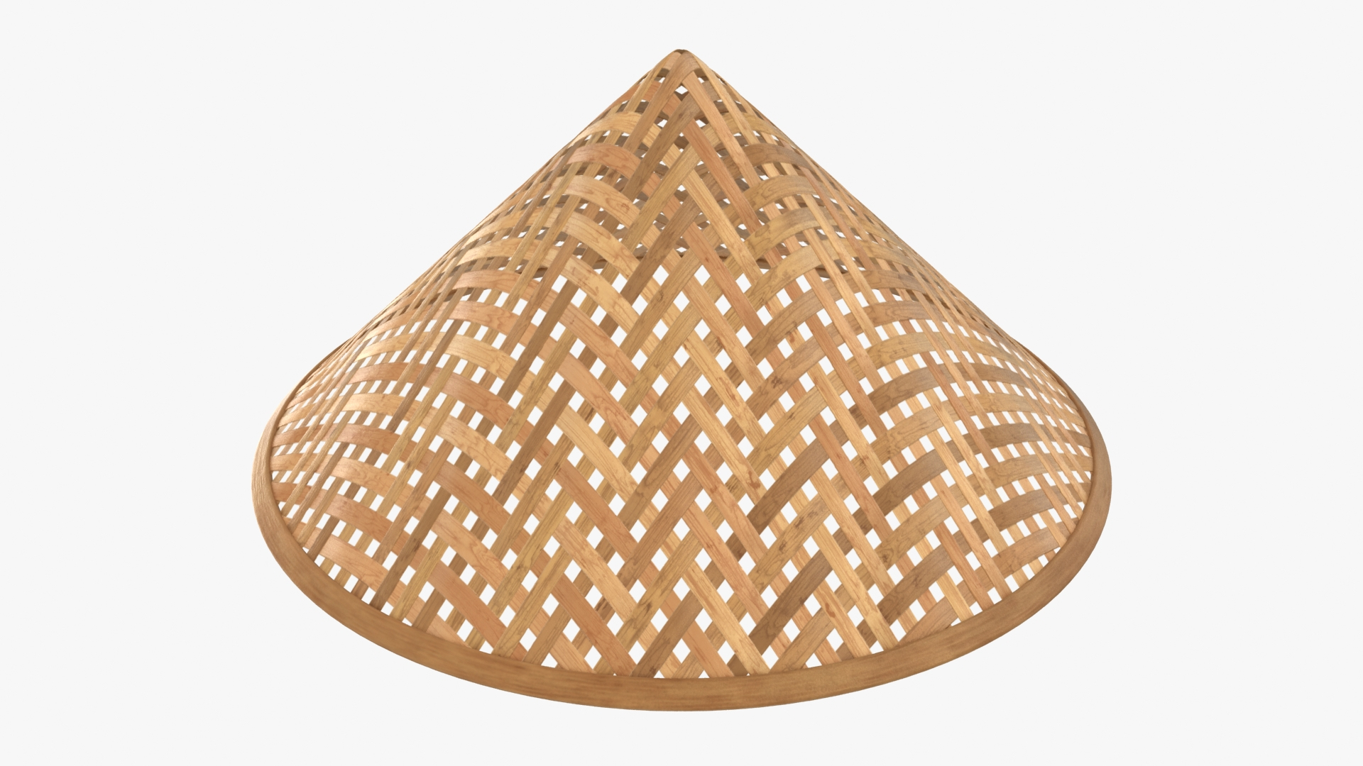 3D Bamboo Hat Color 3 Model - TurboSquid 1915253