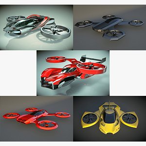 3D 5 in 1 Cheap and Cool Copter Car Collection 10
