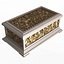 Casket Carved 04 White