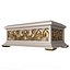 Casket Carved 04 White