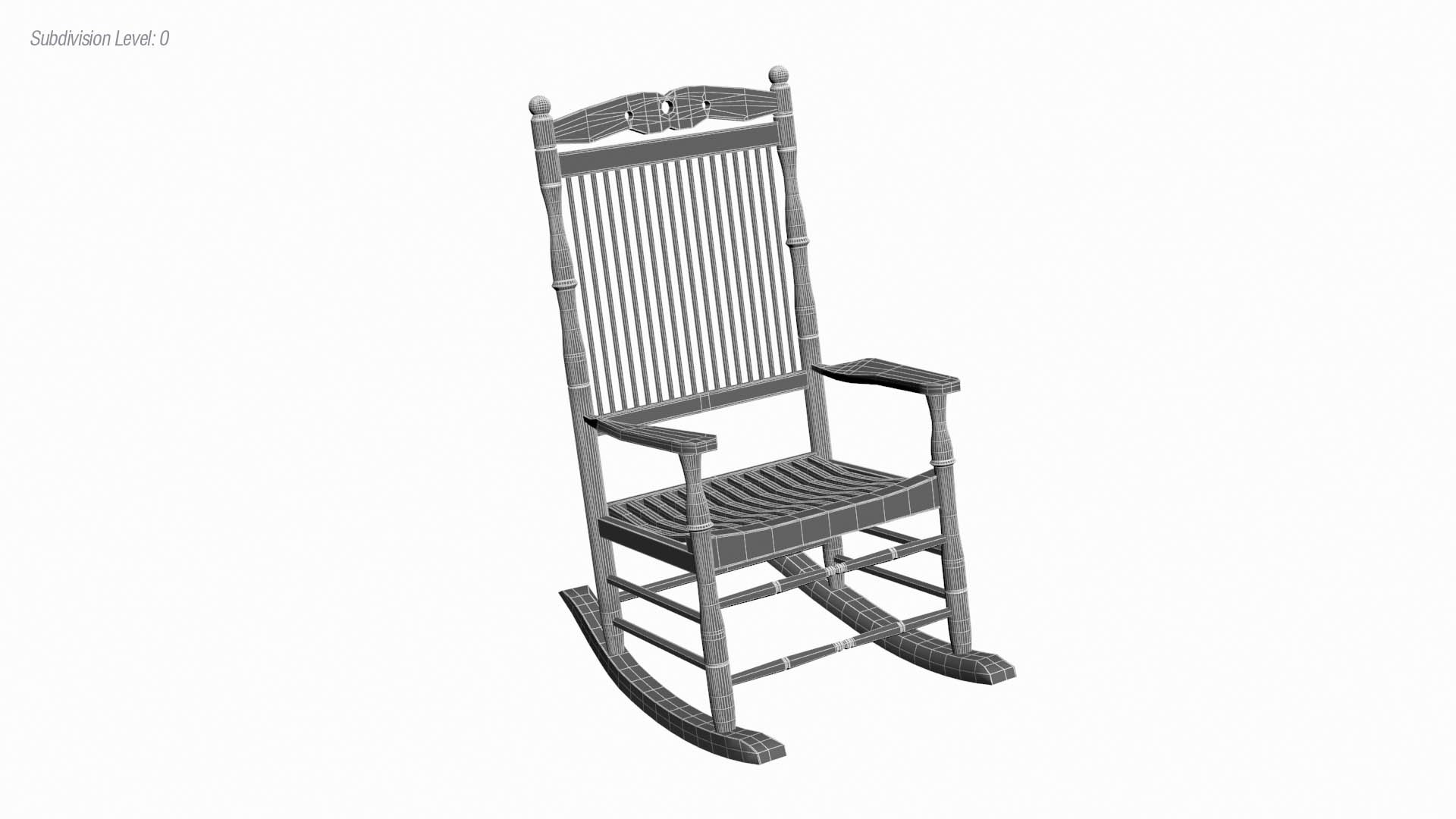 Rocking Chair Model - TurboSquid 1636114
