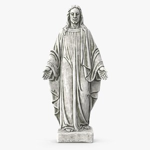 jesus christ statue 3D model
