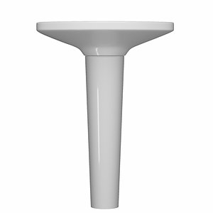 3D pedestal wash basin bathroom sink