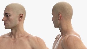 Athletic Man Figure Posing