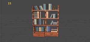 bookcase 3D model