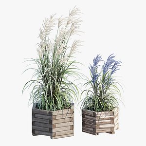 Wooden Hexagonal Planter 3D model