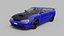 Sports Coupe Car Set Realistic and Game Ready Asset