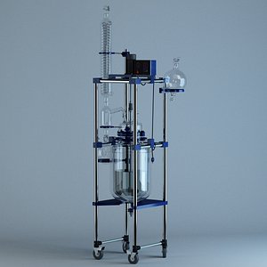 3d chemical glass reactor
