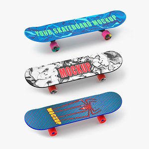 Mockup Classic Skateboards Collection 2 model