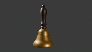 3D Brass Bell model