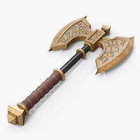 Double Bladed Battle Axe