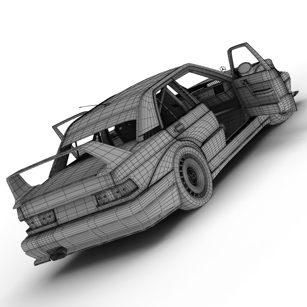 3d Mercedes-benz 190e Dtm Race Car