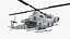 3D Bell AH-1Z Lethal Combat Helicopter Rigged model