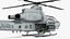 3D Bell AH-1Z Lethal Combat Helicopter Rigged model