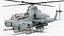 3D Bell AH-1Z Lethal Combat Helicopter Rigged model