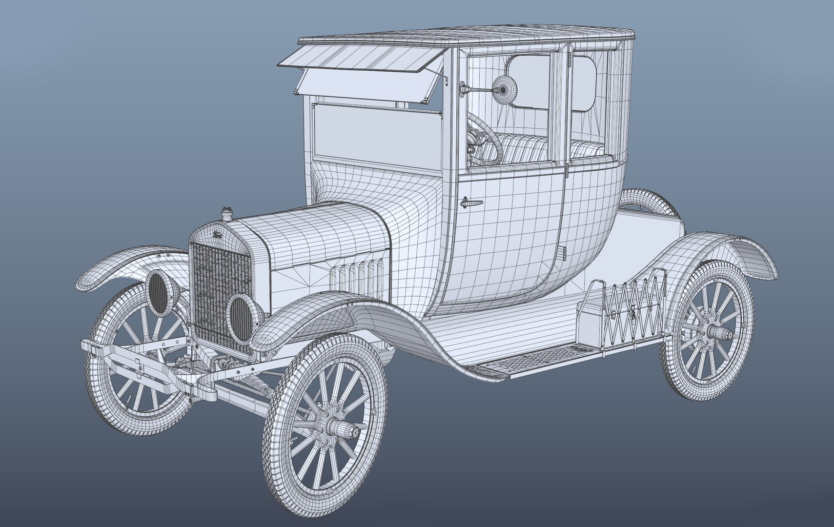 T Coupe 1919 Modeled 3D - TurboSquid 1245699