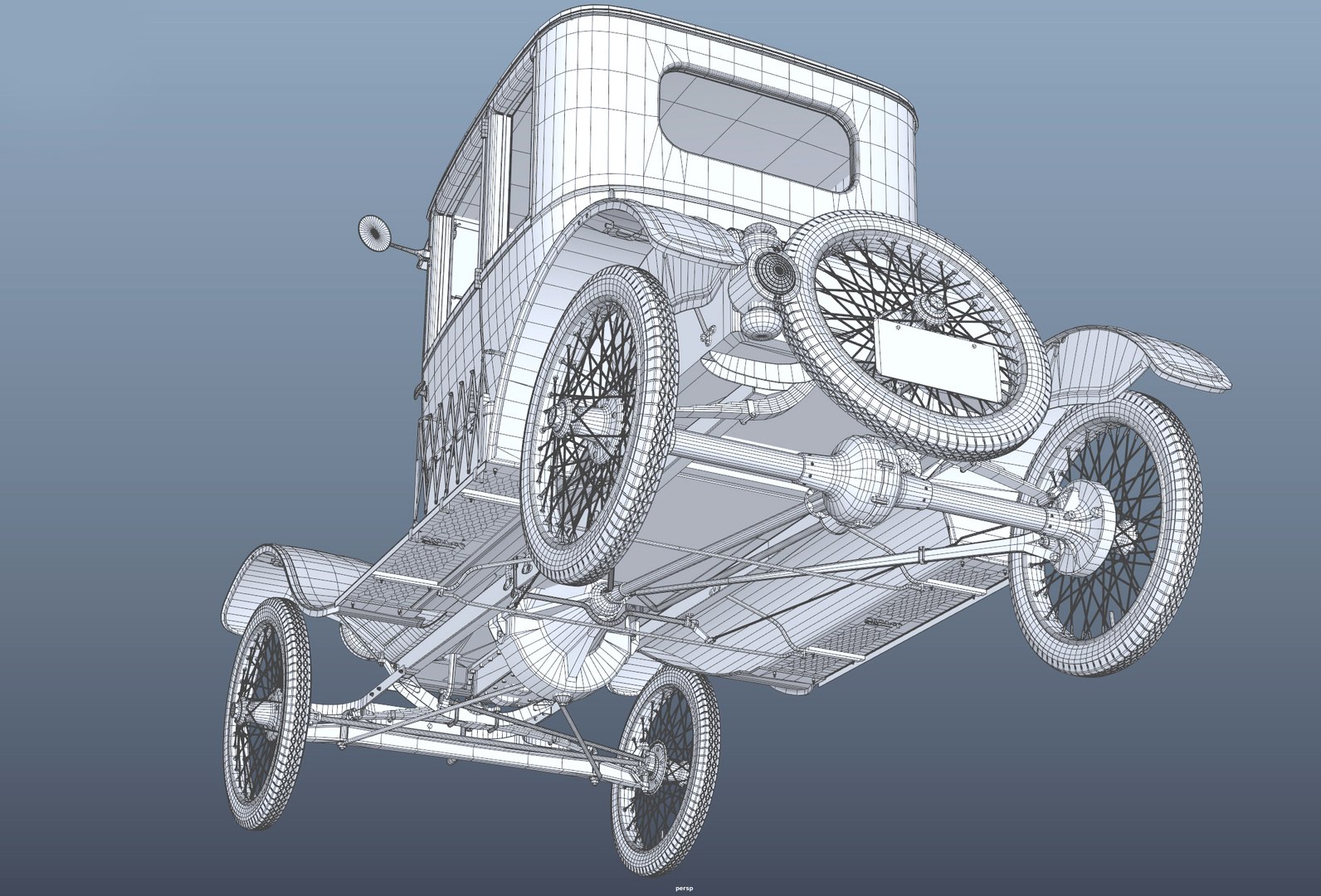 T Coupe 1919 Modeled 3D - TurboSquid 1245699