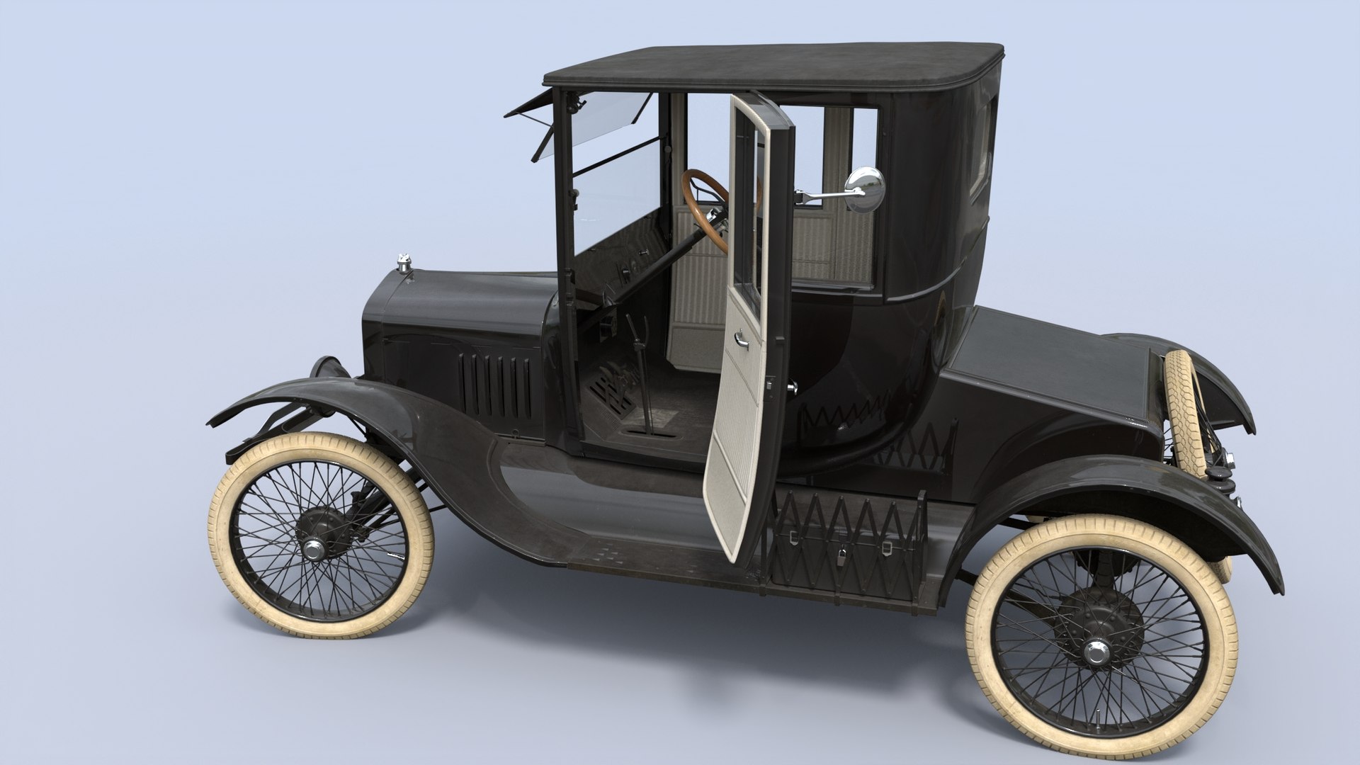 T Coupe 1919 Modeled 3D - TurboSquid 1245699