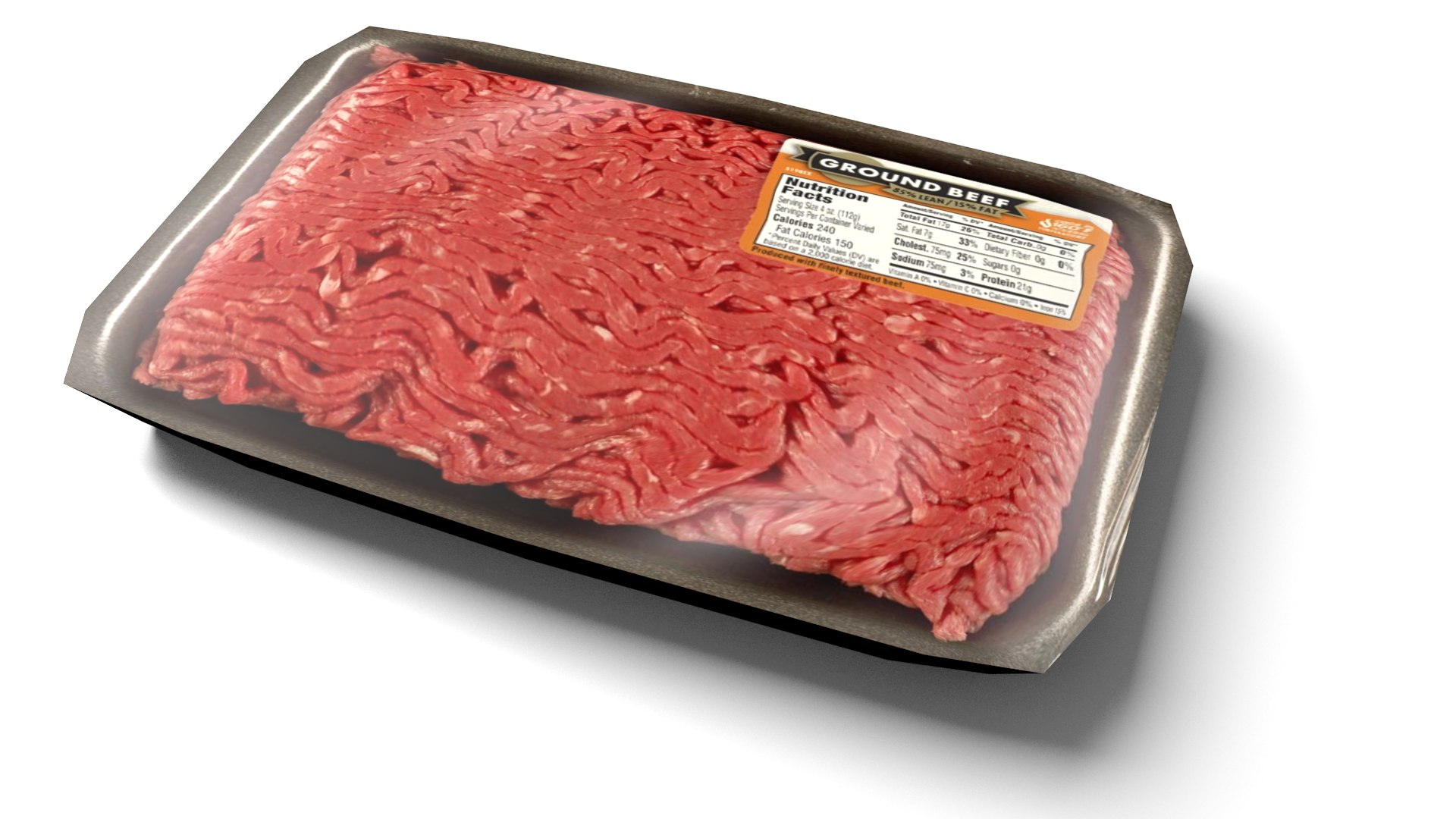 3d Model Ground Beef