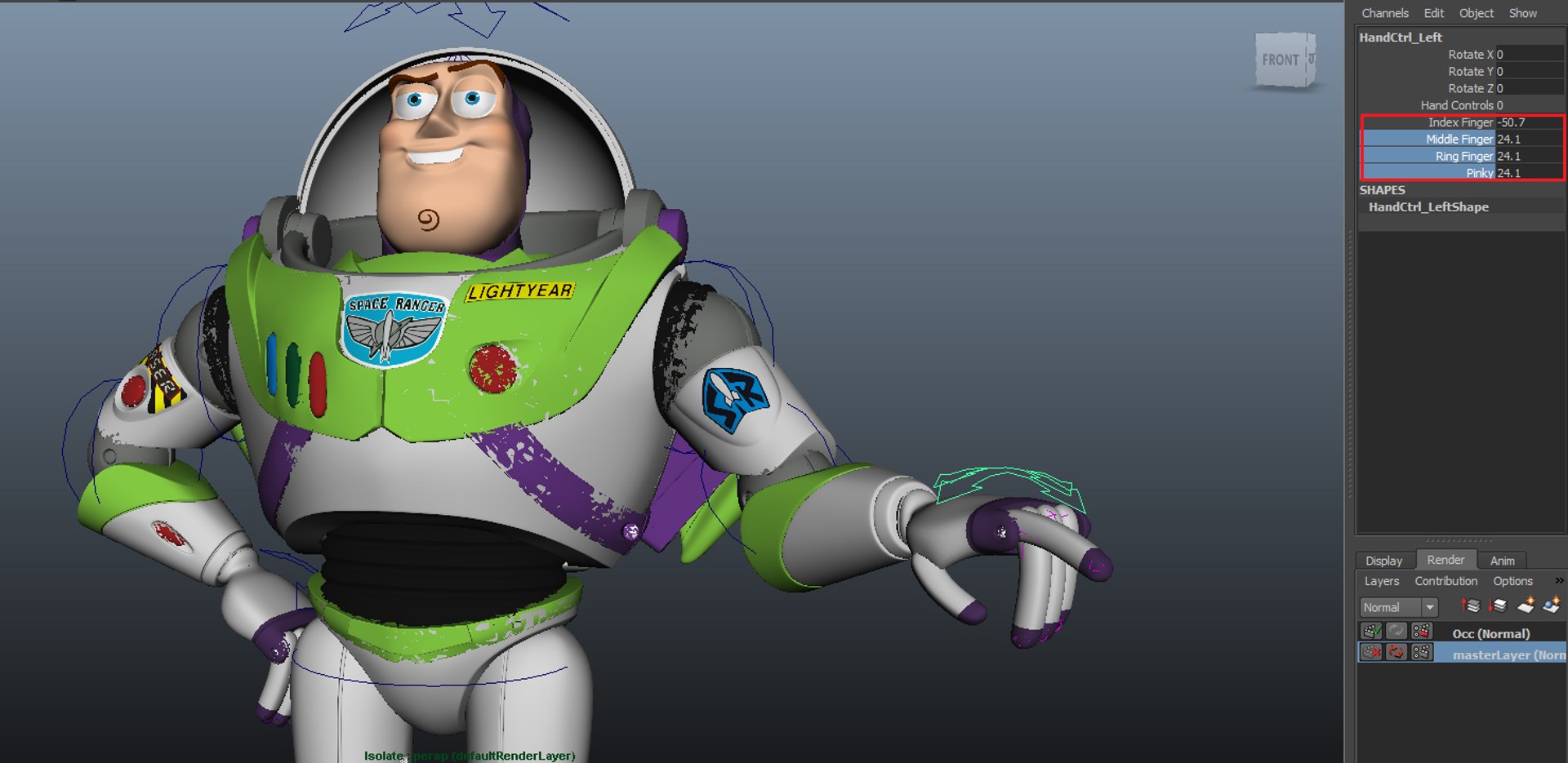 3d Model Of Buzz Lightyear Toy