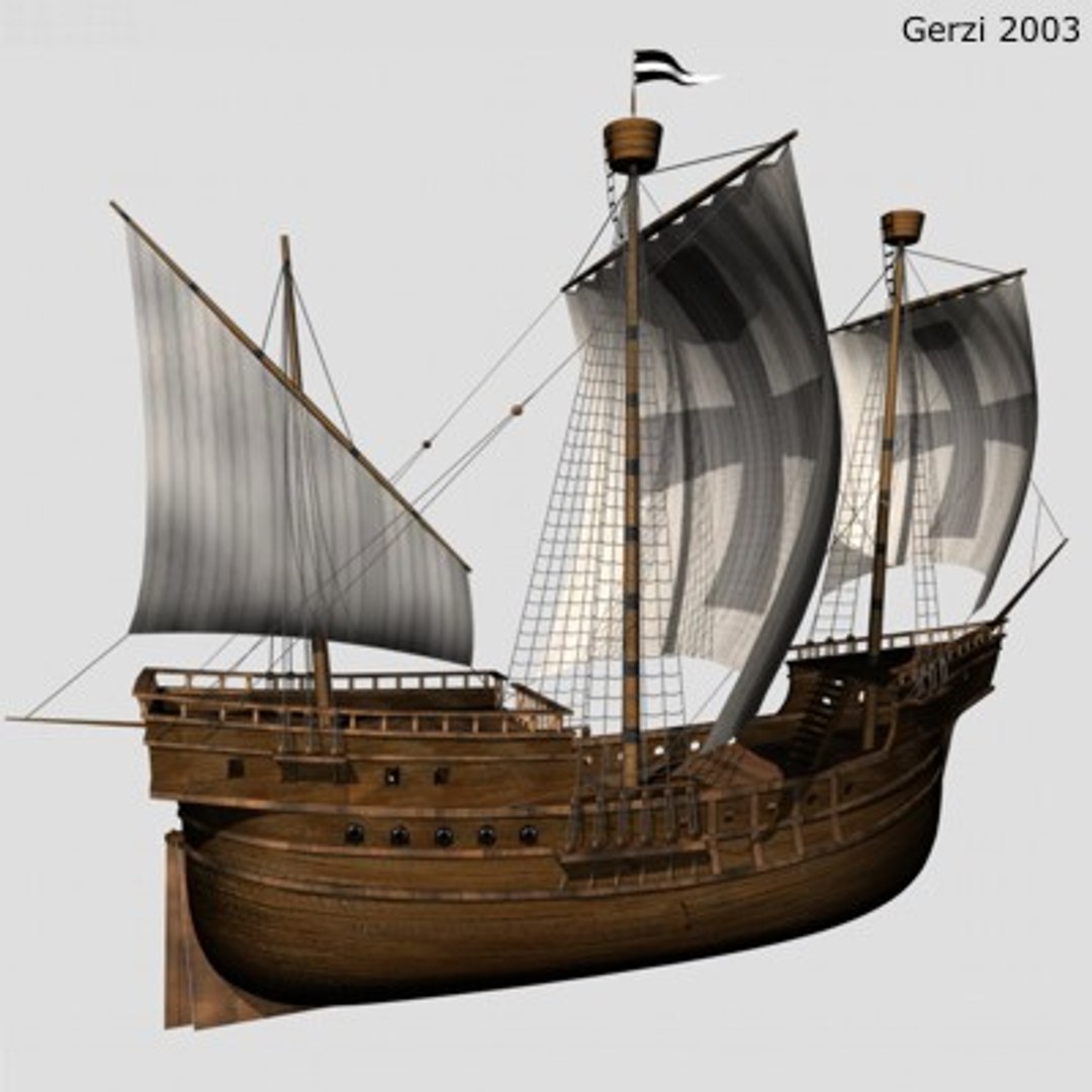 Hanse Kogge 3d Model