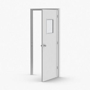 commercial-doors---door-3-open 3D