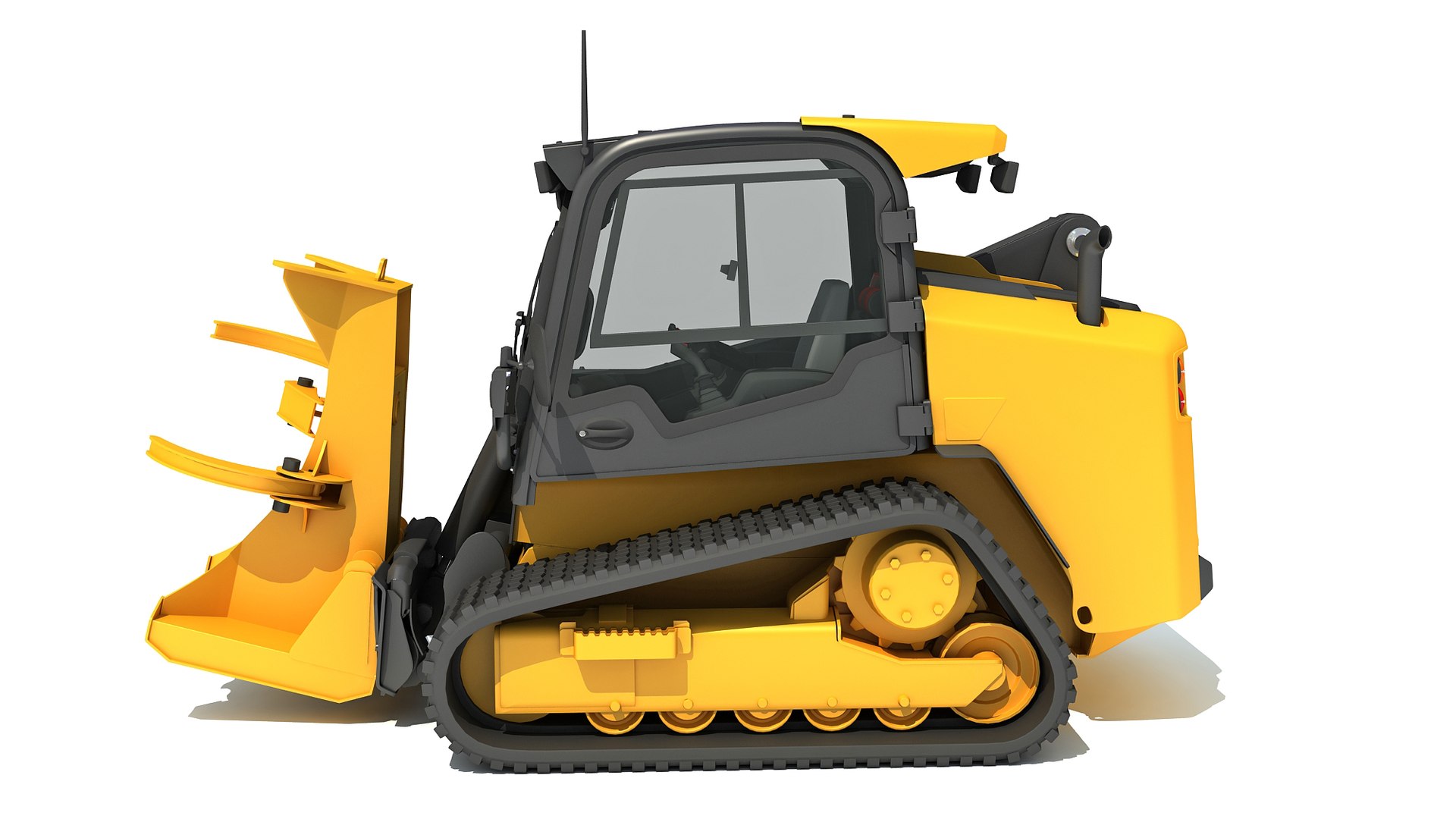 3D Skid Steer Loader Tree - TurboSquid 1690986